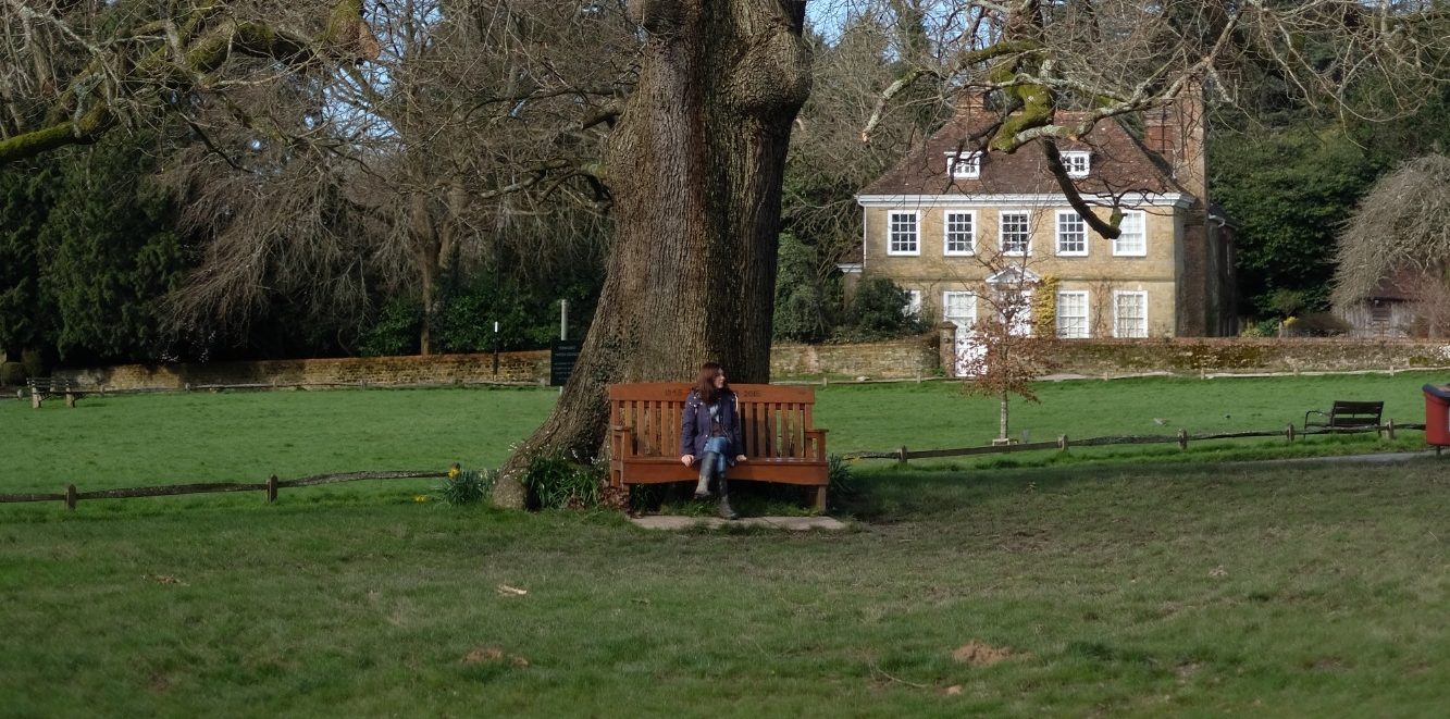 Ellie Newbery Family Mediator sitting in Fernhurst West Sussex